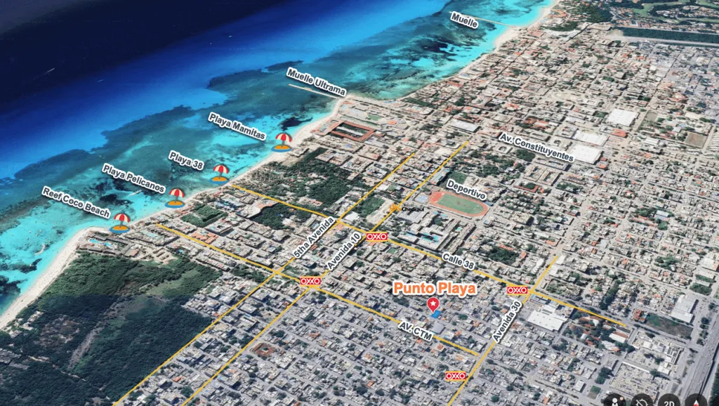 Punto Playa residential development in downtown Playa del Carmen