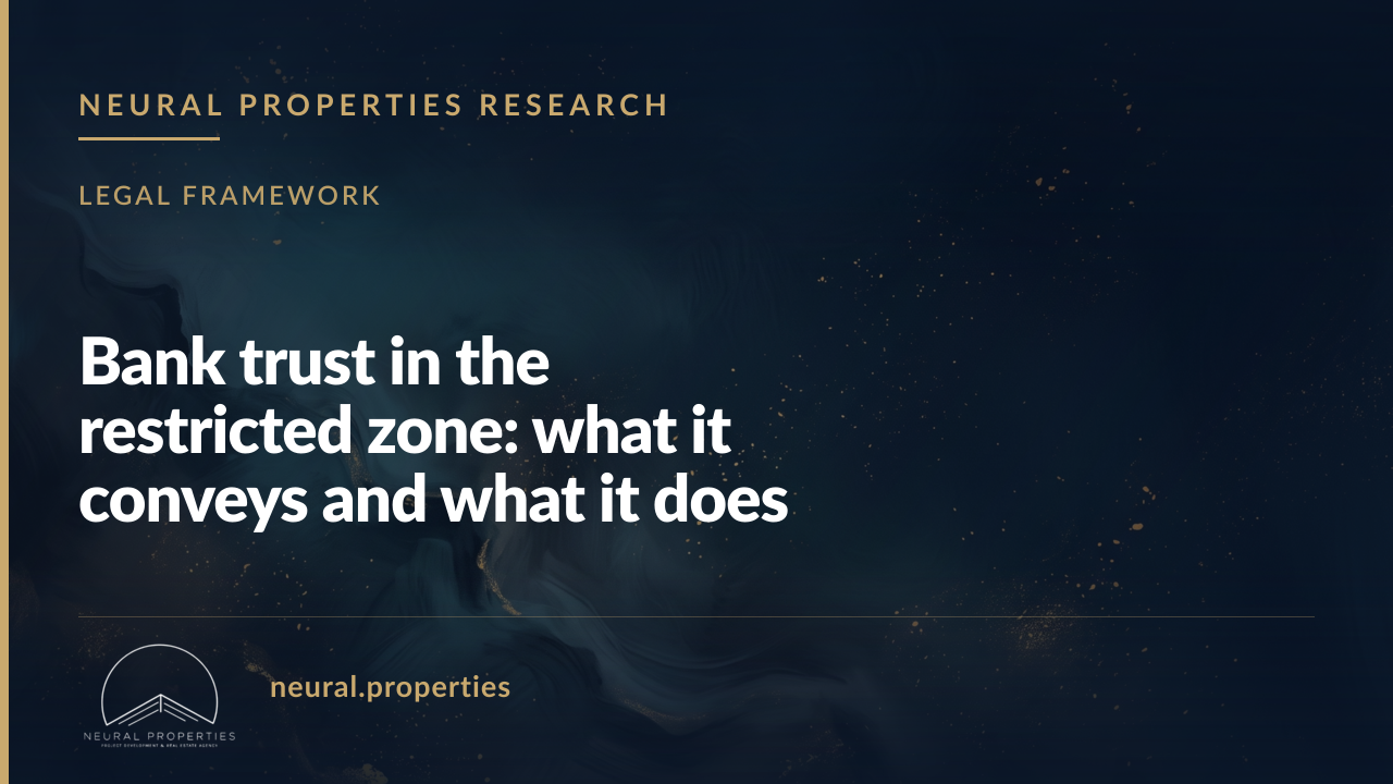 Bank trust in the restricted zone: what it conveys and what it does not