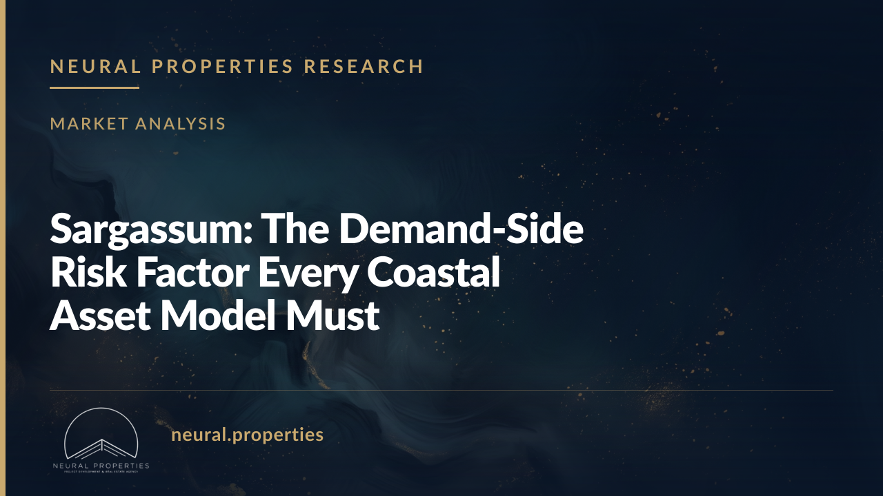 Sargassum: The Demand-Side Risk Factor Every Coastal Asset Model Must Underwrite